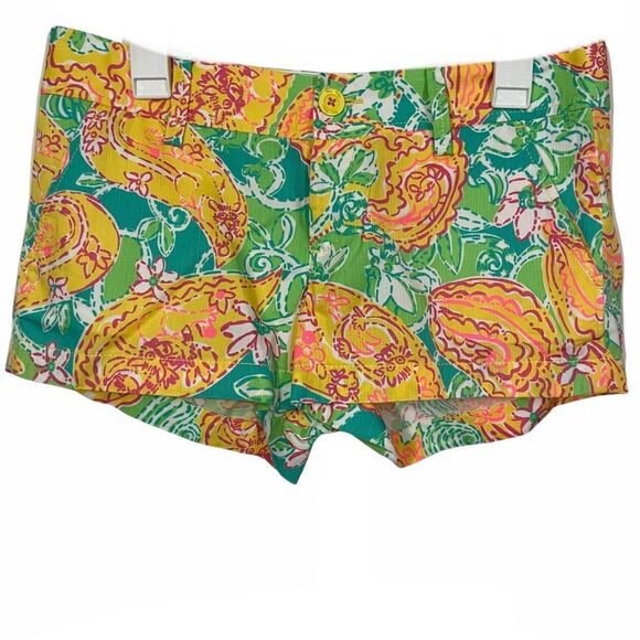 Lilly Pulitzer Floral Print The Walsh Casual Shorts - Picture 1 of 5